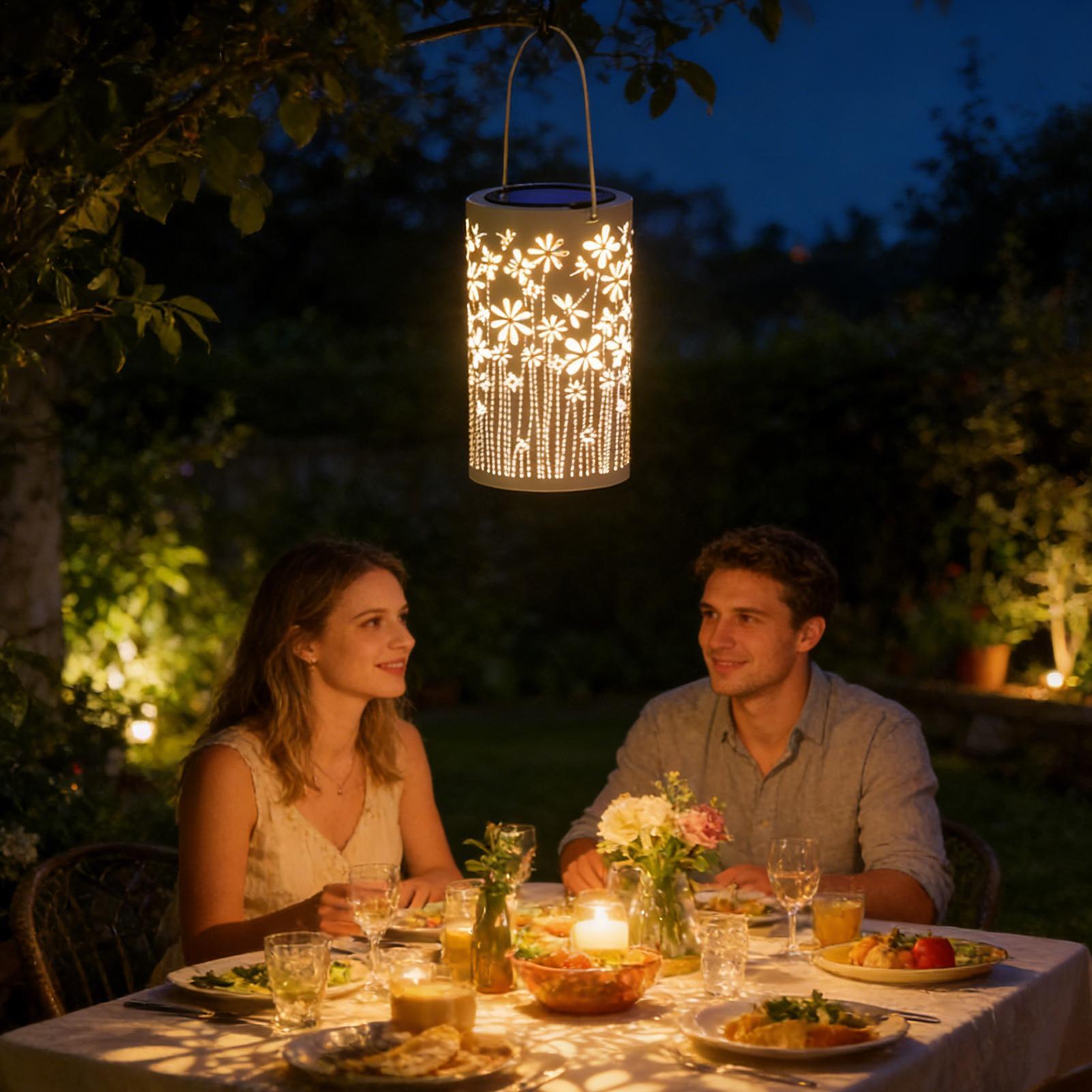 Outdoor Lighting Decoration - Lámparas Solares para Exteriores, Impermeables, con