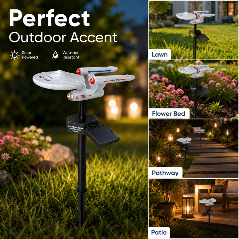 Outdoor Lighting Yard Stakes - Lámpara Solar para Jardín con Forma