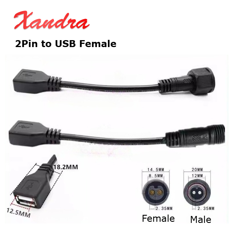 Outdoor Lighting Connectors - Cable conector hembra impermeable de 2
