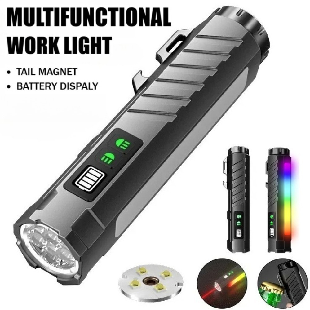Outdoor Lighting Beacon - Linterna LED Multifuncional de Luz Fuerte