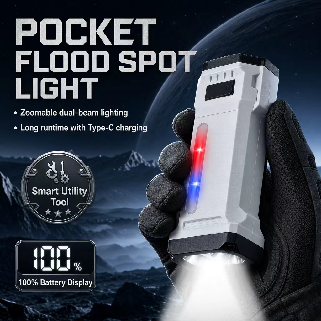 Outdoor Lighting Bulbs - Linterna Portátil Multifuncional de Alta Potencia