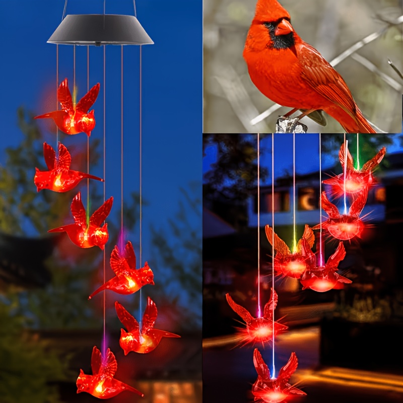 Outdoor Lighting Solar - Luces solares con forma de pájaro