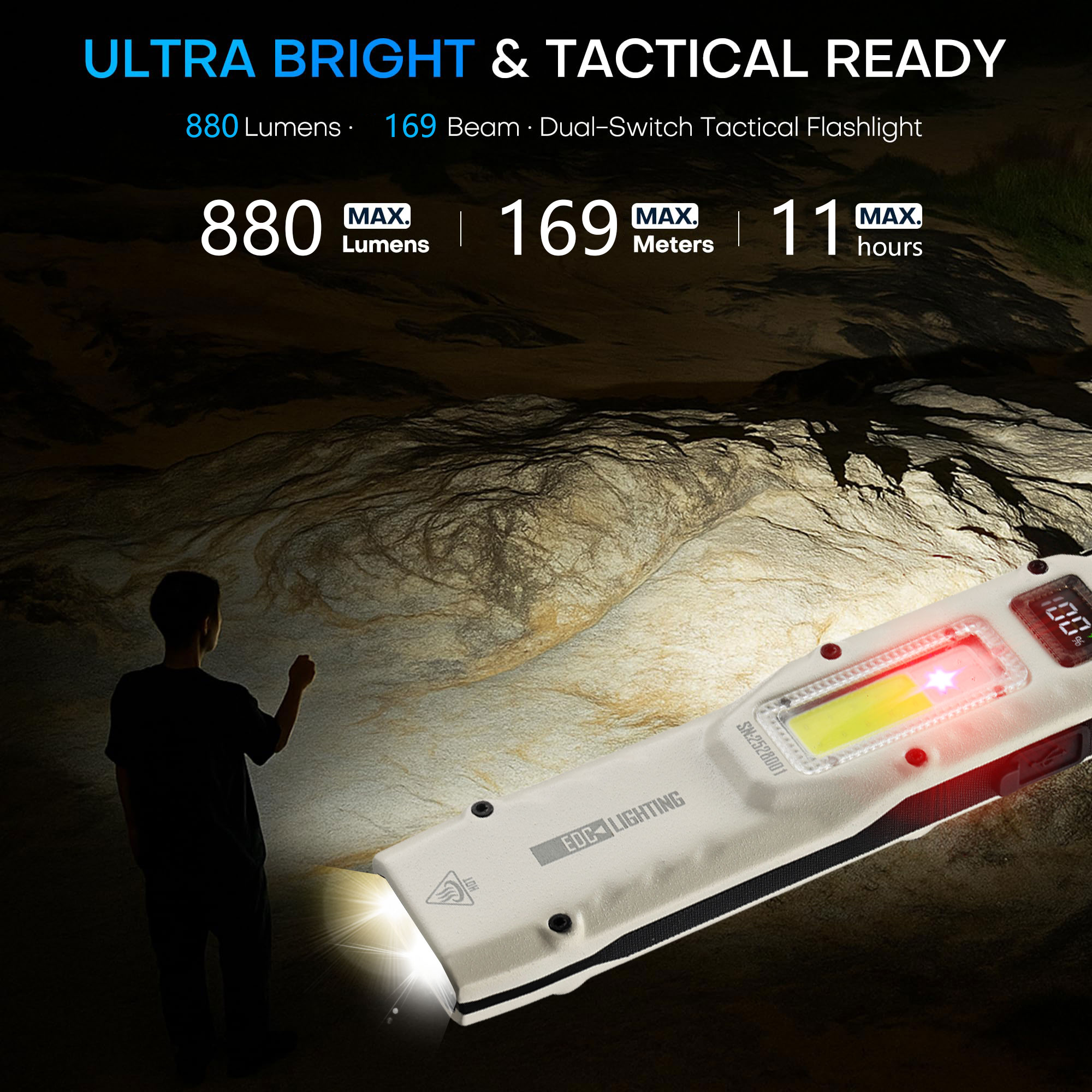 Linterna DE TRABAJO táctica ul - Outdoor Lighting Ideas reseña y precio