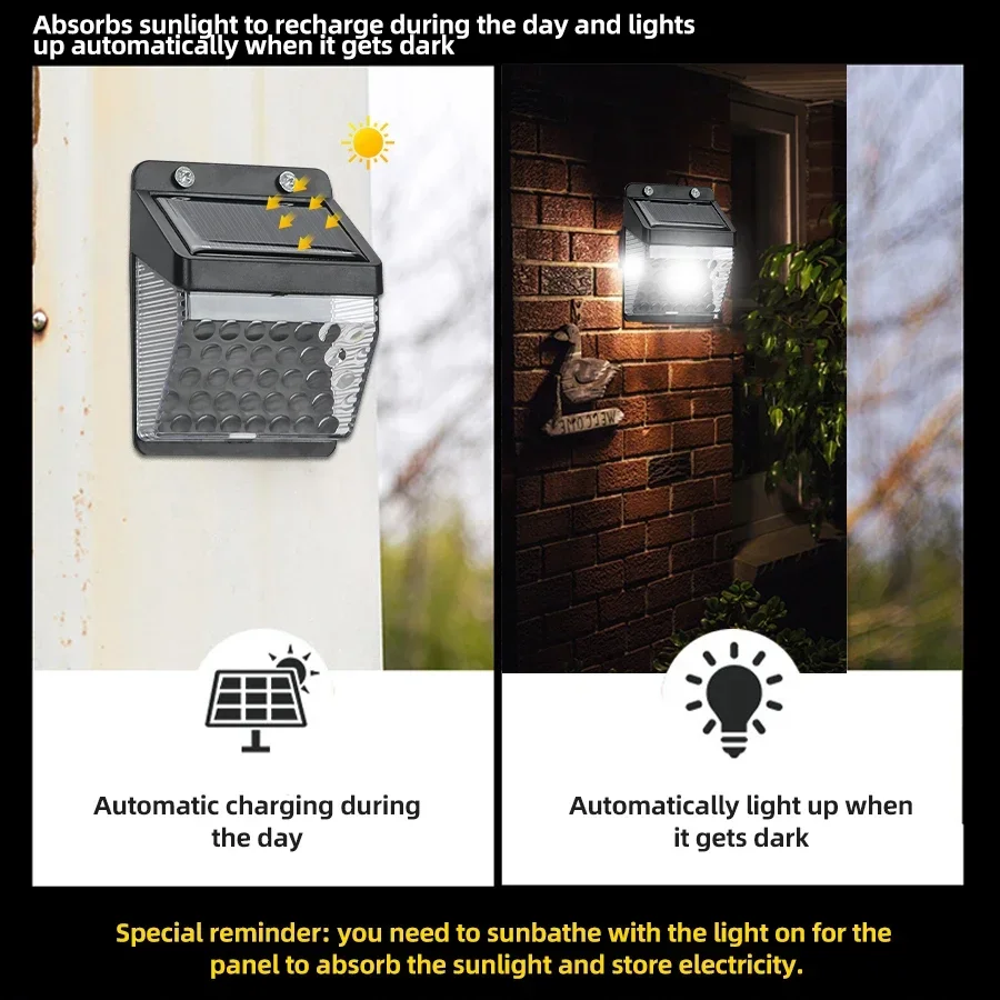 Luz Solar LED con Sensor de Mo - Outdoor Lighting Decoration reseña y precio
