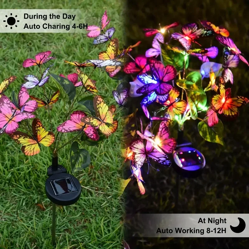 Luces LED solares de mariposa  - Outdoor Lighting Manufacturers reseña y precio