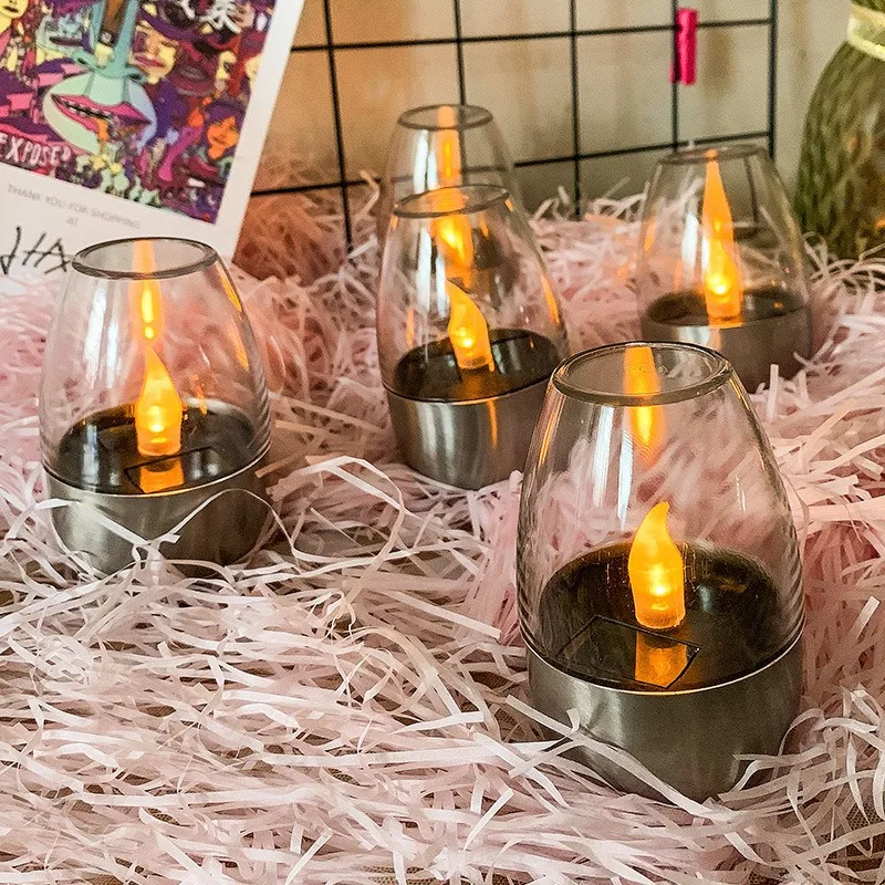 Velas sin llama alimentadas po - Outdoor Lighting Ideas For Party reseña y precio