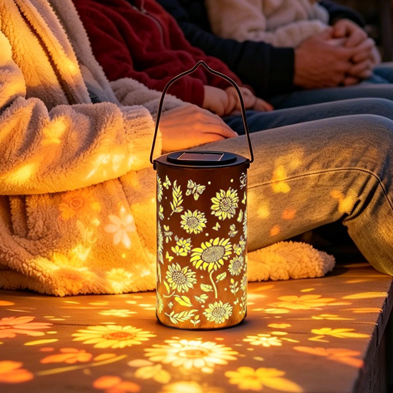 Lámpara Solar de Girasol, Resi - Outdoor Lighting For Patio reseña y precio