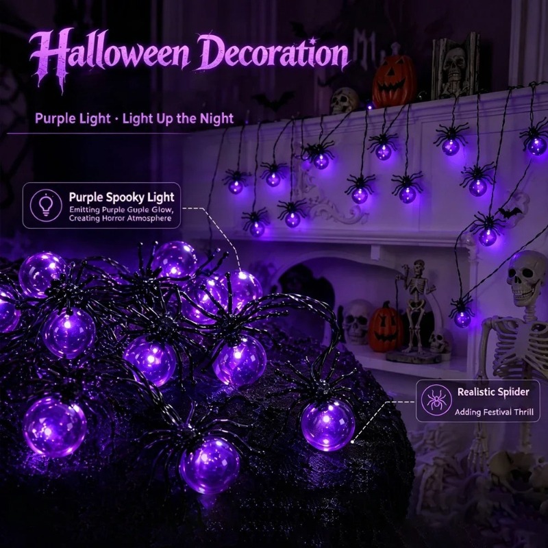 Guirnalda de Luces LED con For - Outdoor Lighting Decoration reseña y precio