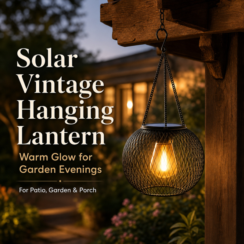 Lámpara LED Solar Colgante par - Outdoor Lighting Manufacturers reseña y precio