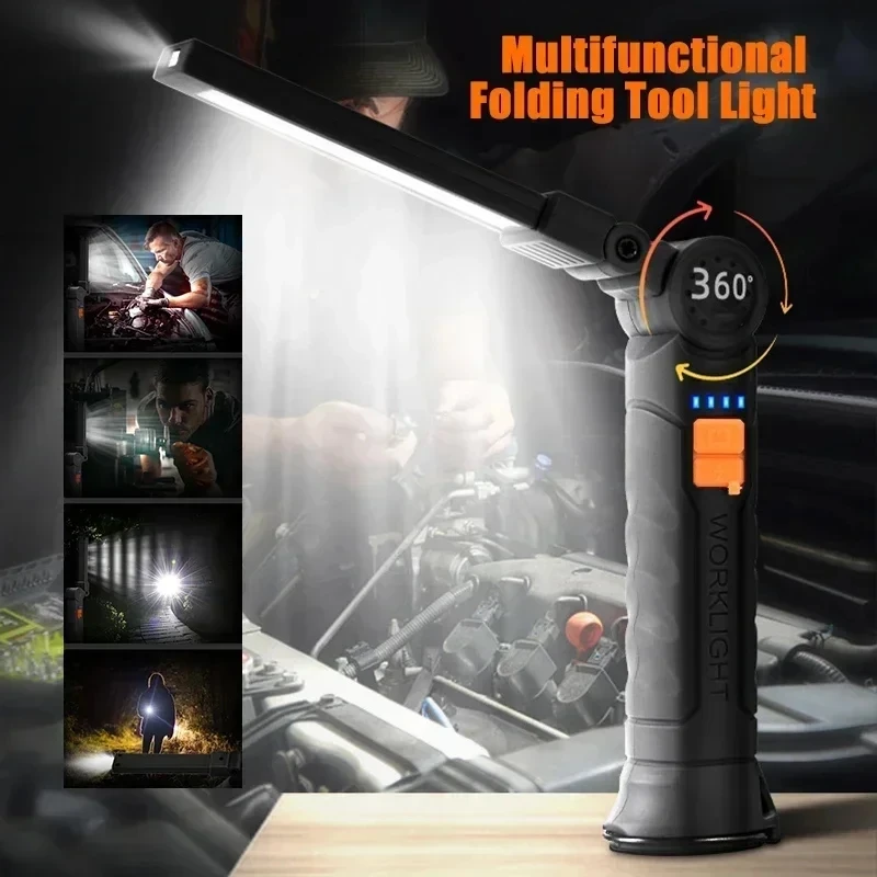 Linterna LED COB portátil, luz - Outdoor Lighting Ideas reseña y precio