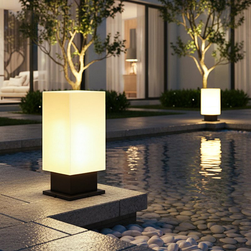 Lámpara de pie luminosa para p - Outdoor Lighting Decoration reseña y precio