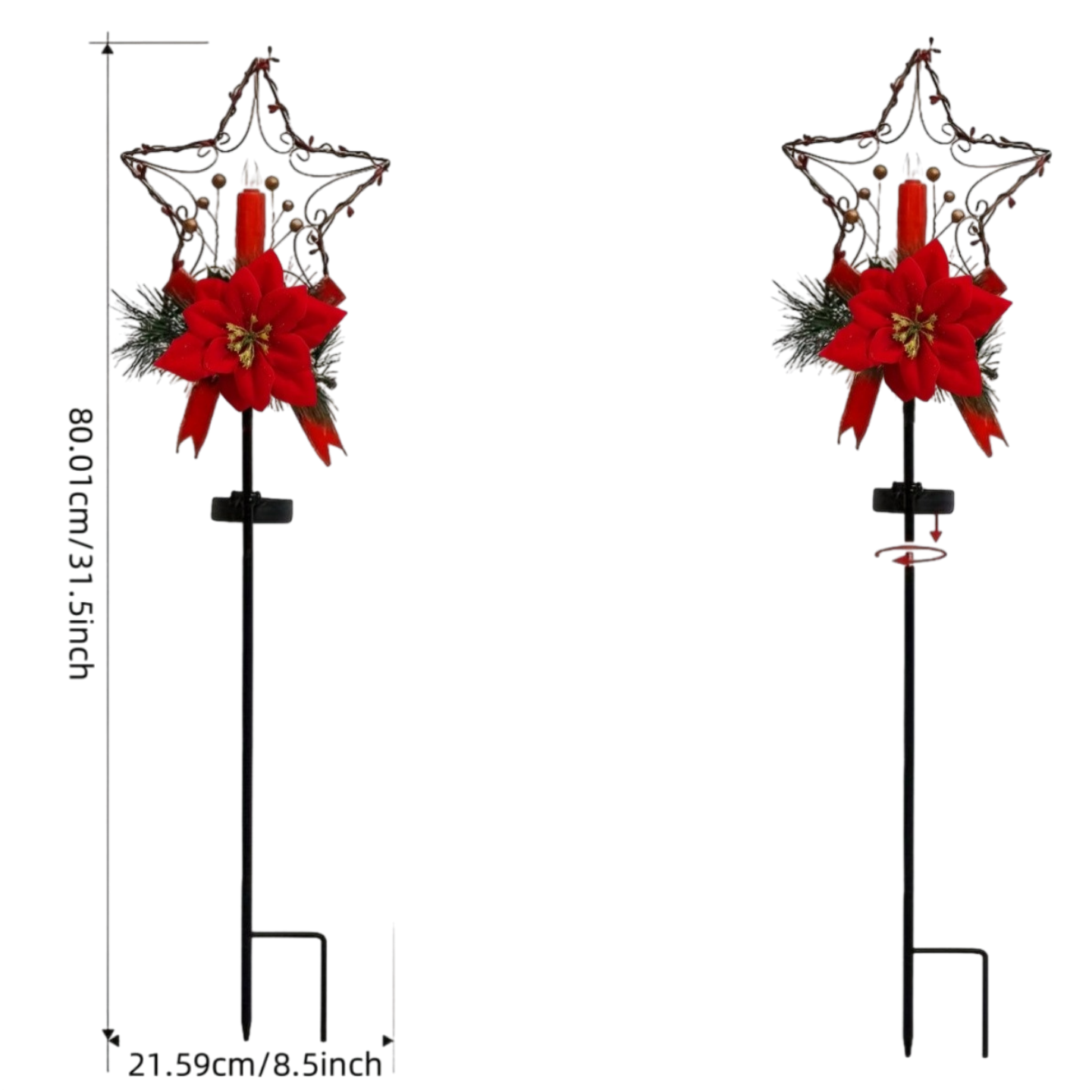 Luces Solares Decorativas para - Outdoor Lighting Yard Stakes reseña y precio