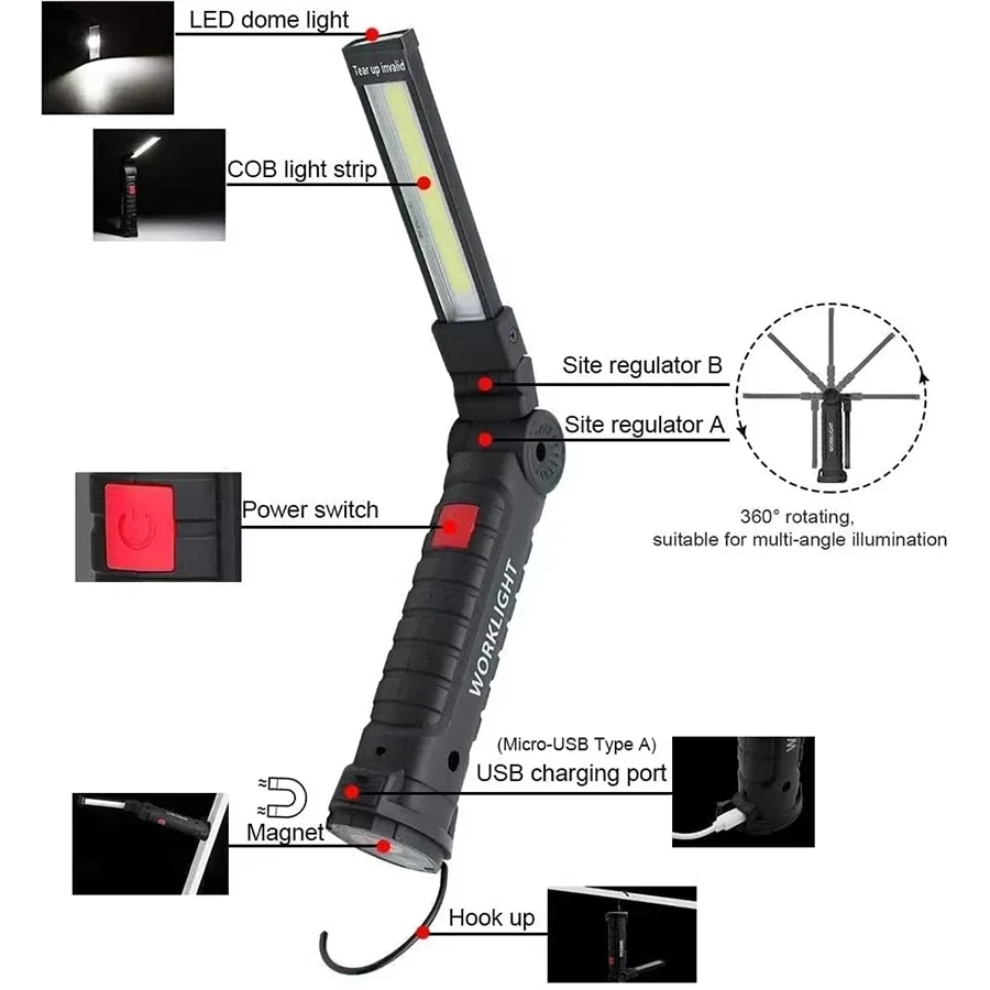 Linterna de luz de trabajo mag - Outdoor Lighting Bulbs reseña y precio