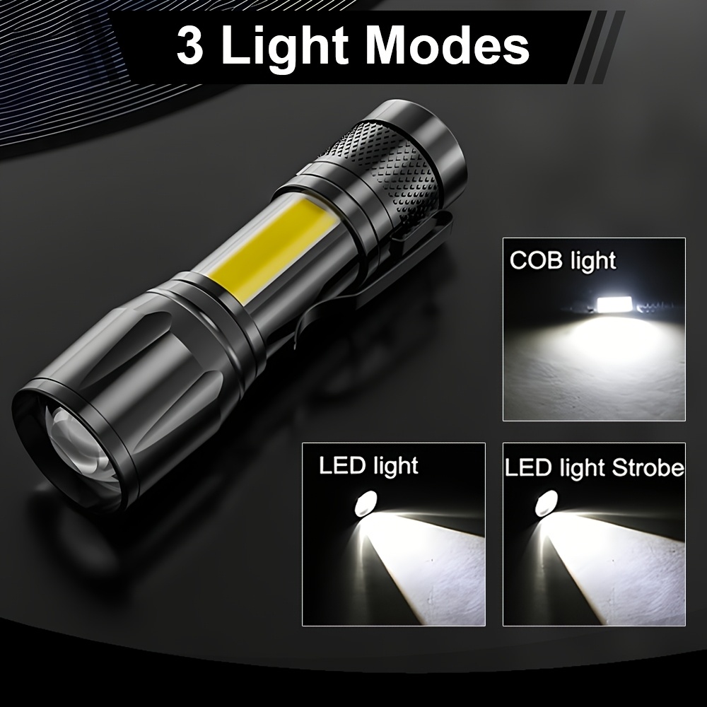 Mini linterna LED COB+XPE, lin - Outdoor Lighting Black reseña y precio