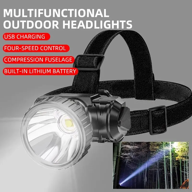 Luz LED fuerte de cinco cabeza - Outdoor Lighting Ideas For Party reseña y precio