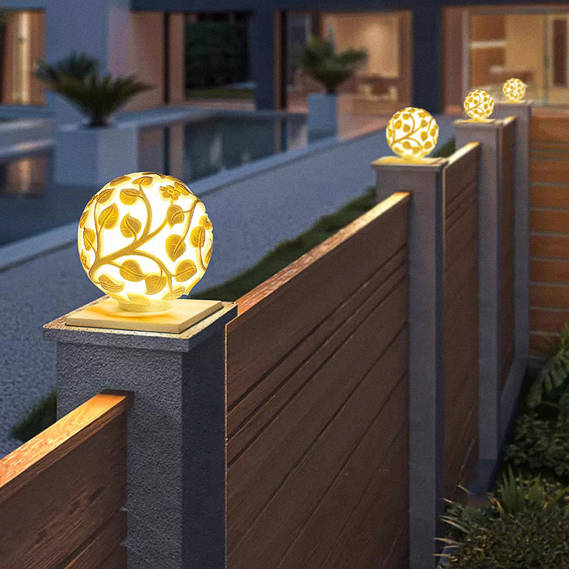 Luces de columna para exterior - Outdoor Lighting Decoration reseña y precio