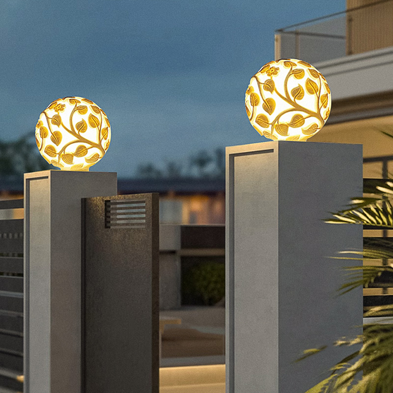 Luces de columna para exterior - Outdoor Lighting Decoration reseña y precio