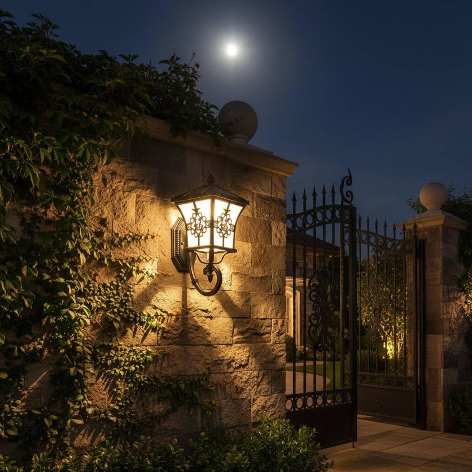 Lámpara Solar LED de Pared par - Outdoor Lighting For Patio reseña y precio