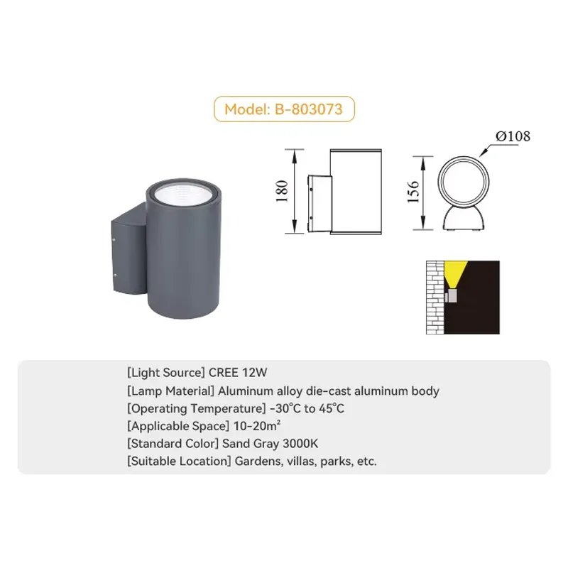 Lámpara de Pared Decorativa pa - Outdoor Lighting Decoration reseña y precio