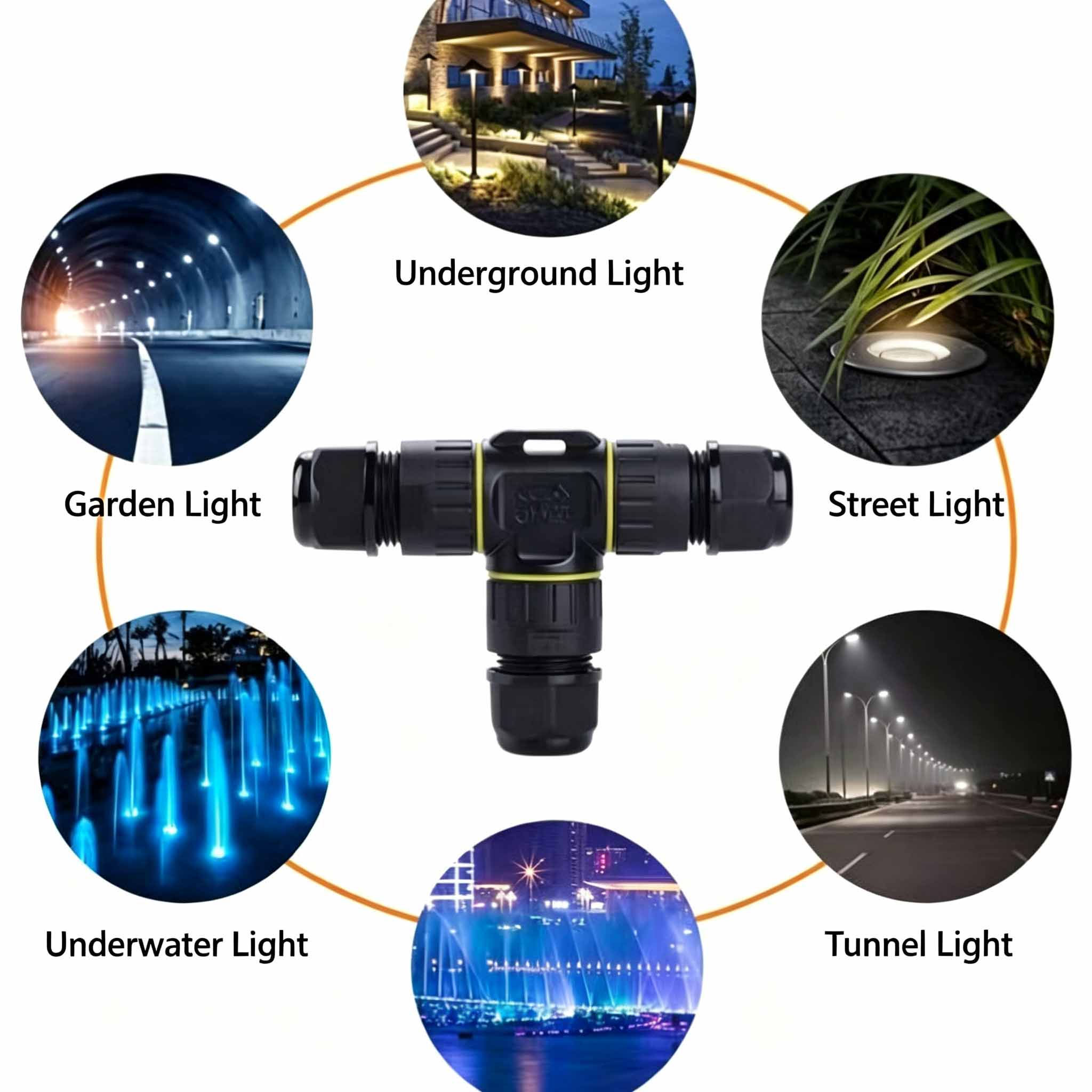 Conector de Cable Tipo T Imper - Outdoor Lighting Connectors reseña y precio