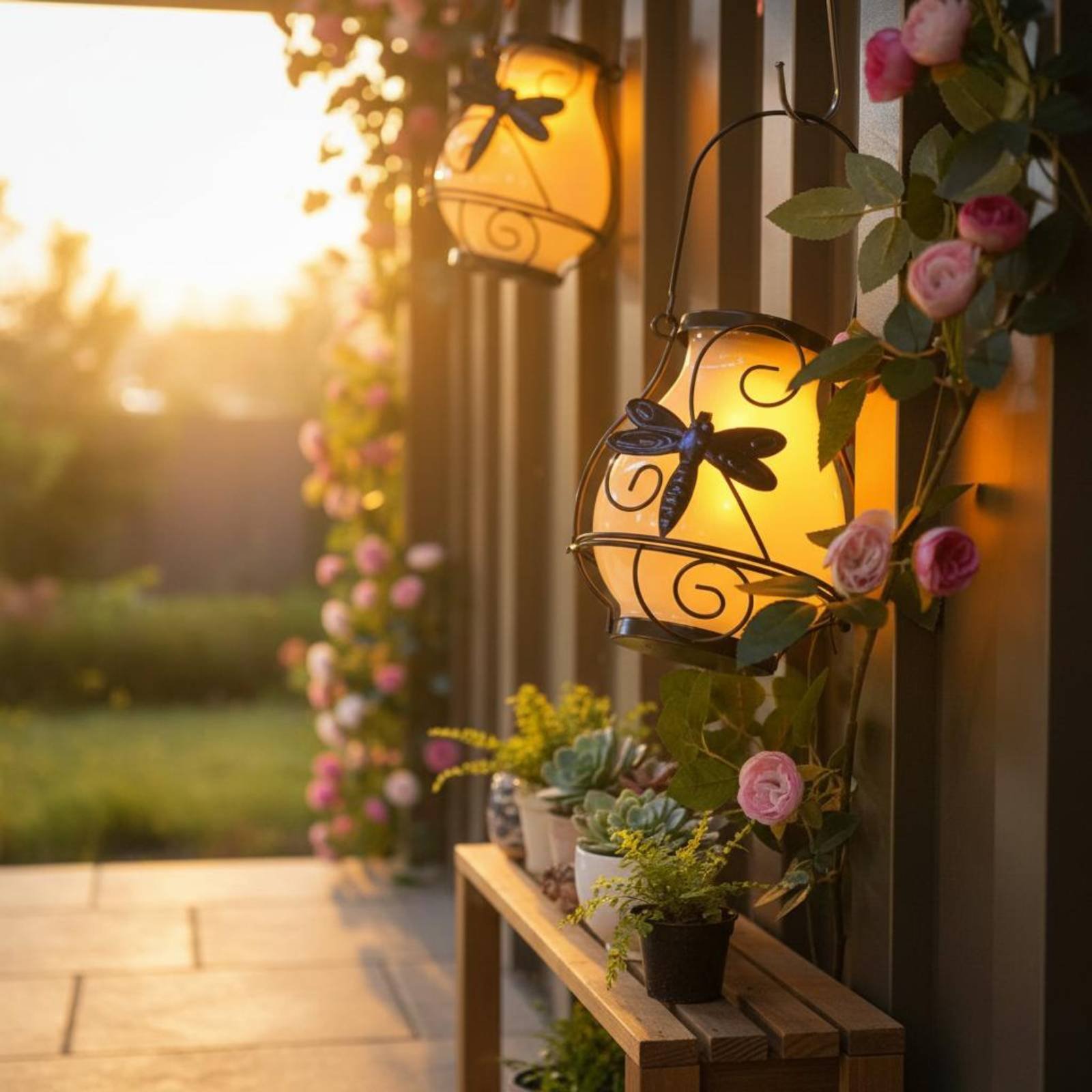 Linterna Solar con Forma de Ma - Outdoor Lighting Decoration reseña y precio