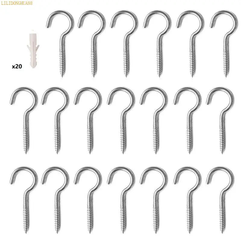 J1HA 20 Uds ganchos techo ganc - Outdoor Lighting Under Deck reseña y precio