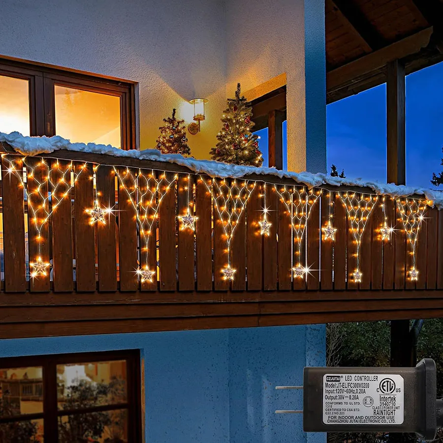 Luces de jardín de hadas de ma - Outdoor Lighting Grid Screen reseña y precio