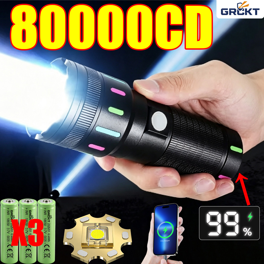 Linterna LED de alta potencia  - Outdoor Lighting Black reseña y precio
