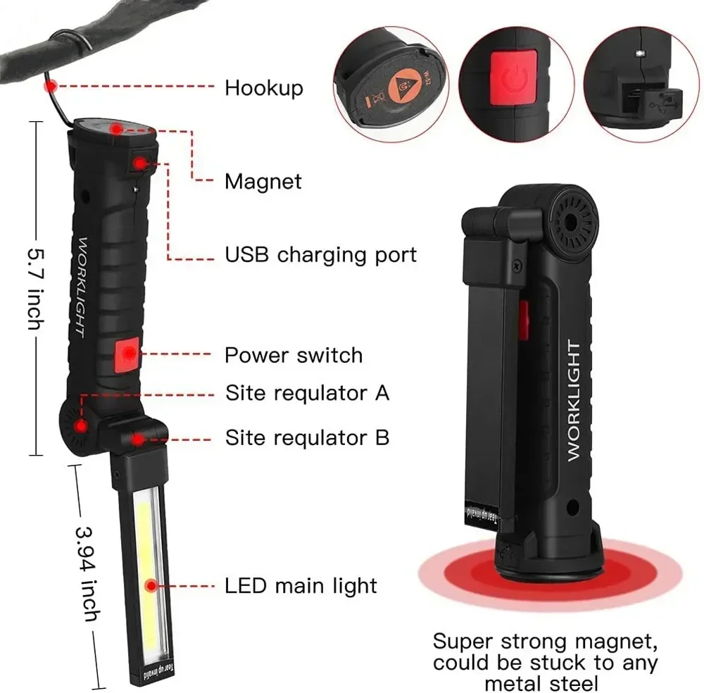 Linterna LED COB Lámpara de in - Outdoor Lighting Bulbs reseña y precio