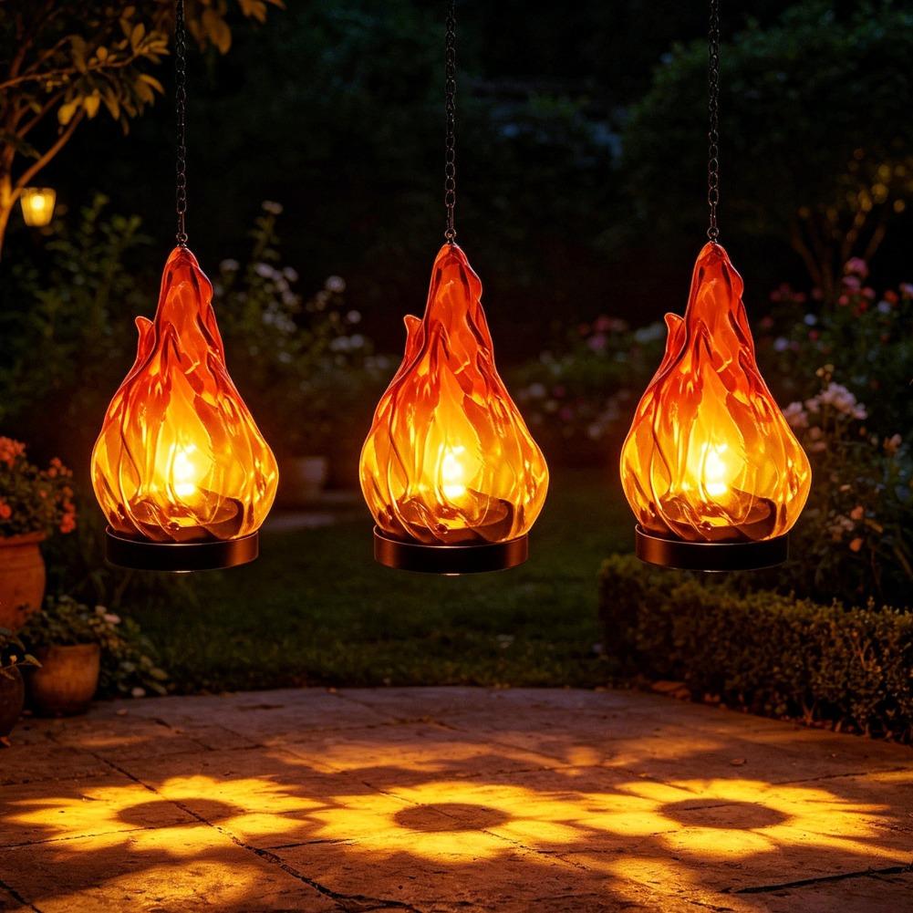 Lámpara colgante solar con efe - Outdoor Lighting Decoration reseña y precio