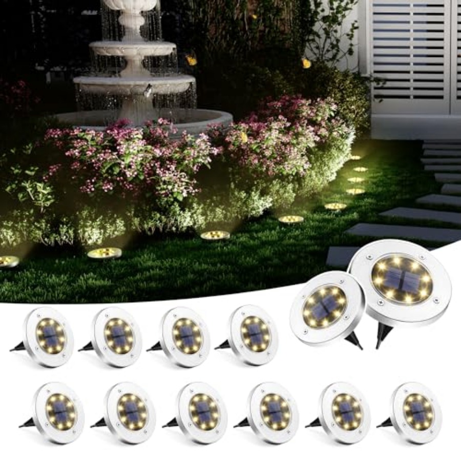 Luces Solares para Jardín, Luc - Outdoor Lighting For Patio reseña y precio