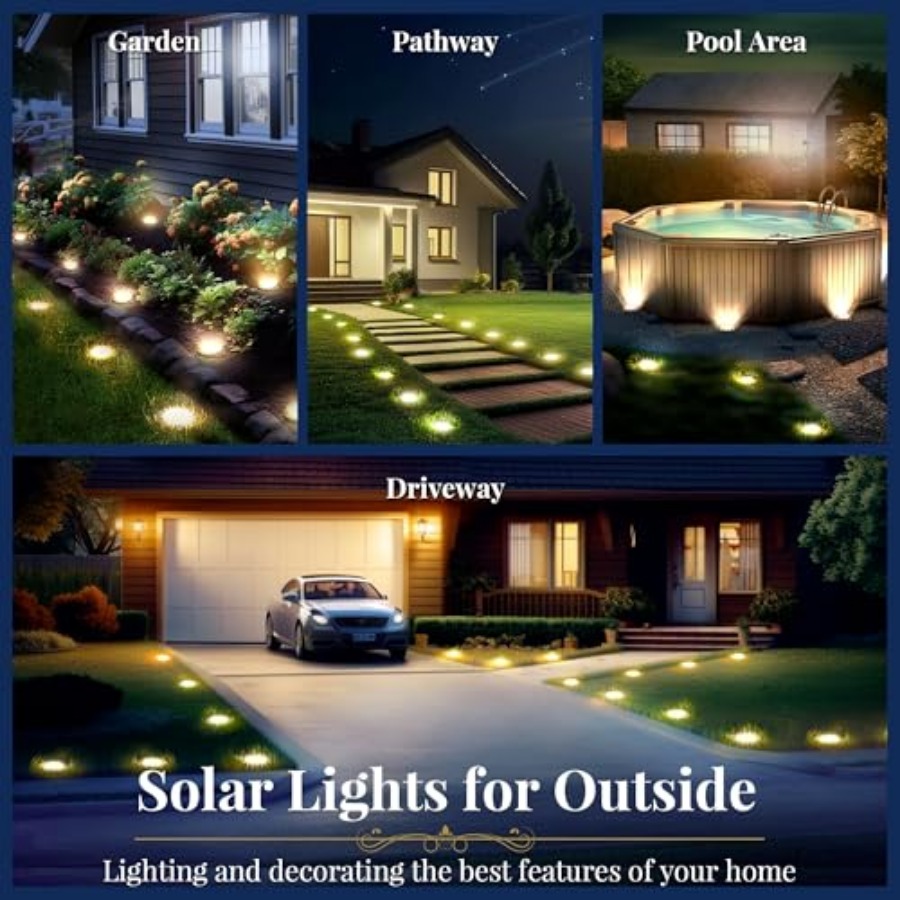 Luces Solares para Jardín, Luc - Outdoor Lighting For Patio reseña y precio