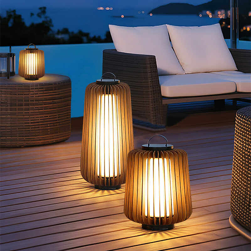 Lámpara de pie luminosa para p - Outdoor Lighting Decoration reseña y precio
